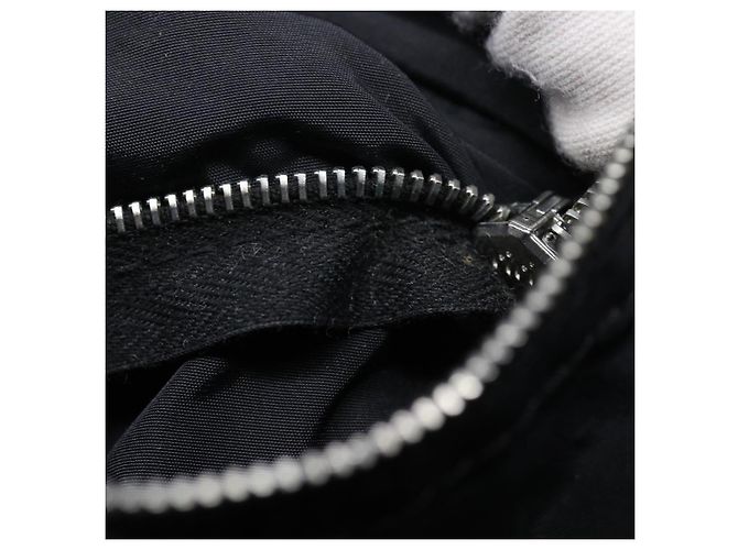 Hermès HERMES Acapulco Borsa a tracolla Nylon Nero Auth bs9024 - vista 12