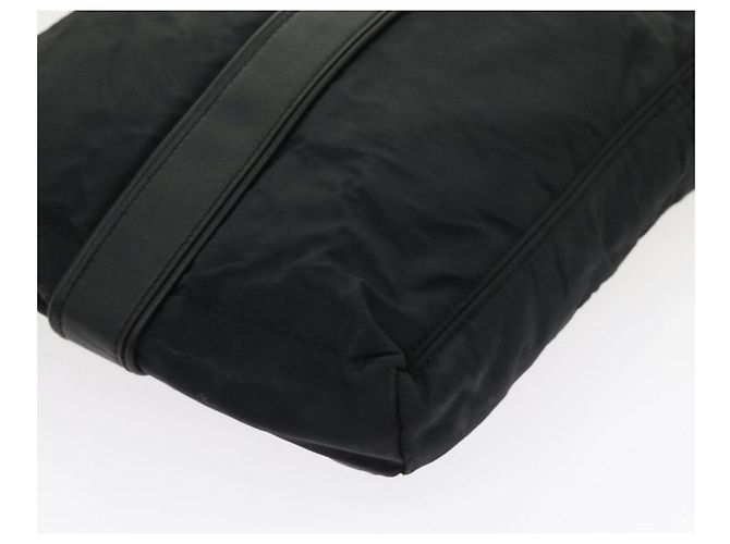 Hermès HERMES Acapulco Borsa a tracolla Nylon Nero Auth bs9024 - vista 16