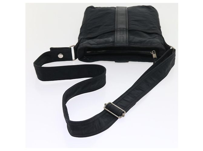 Hermès HERMES Acapulco Borsa a tracolla Nylon Nero Auth bs9024 - vista 7