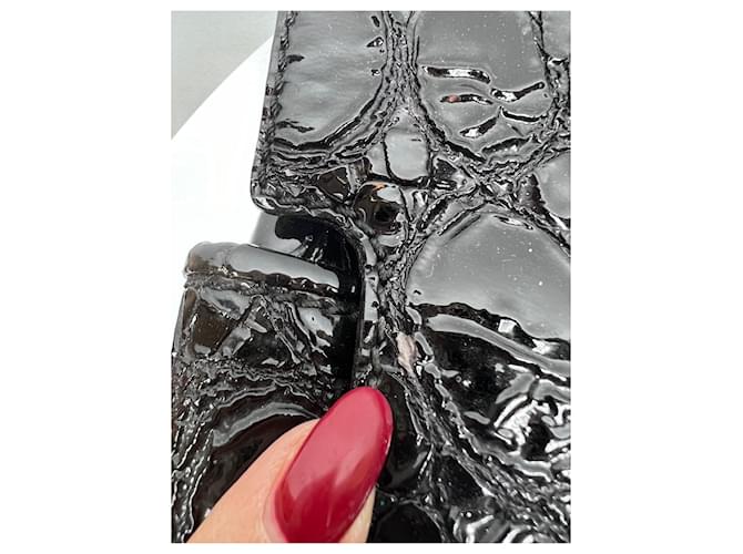 Pochette Givenchy de charol negro - vista 3