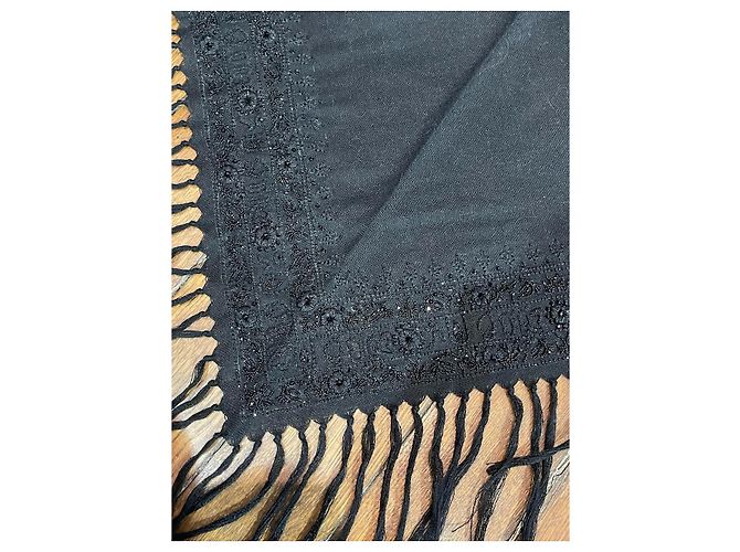 Sciarpe SAINT LAURENT T. Lana Nero - vista 4