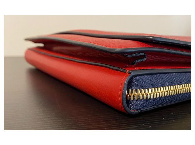 Smythson Burlington Pochette Rot Hirschleder - Ansicht 11