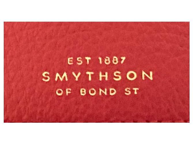 Smythson Burlington Pochette Rot Hirschleder - Ansicht 2