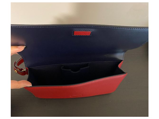 Smythson Burlington Pochette Rot Hirschleder - Ansicht 5