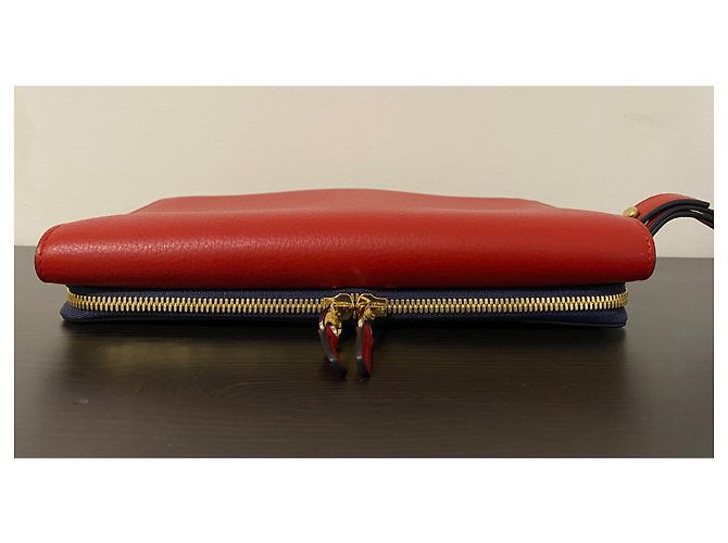 Smythson Burlington Pochette Rot Hirschleder - Ansicht 6
