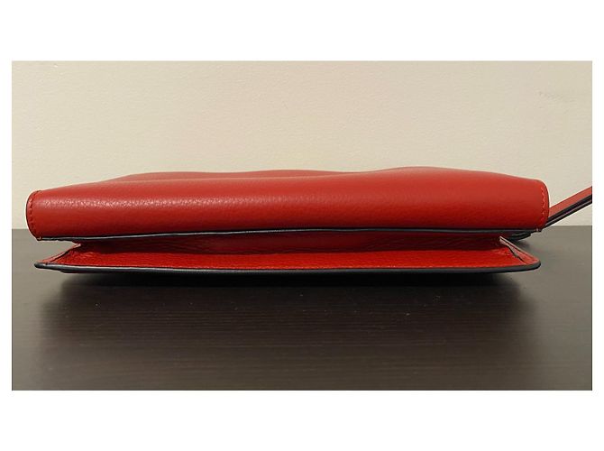 Smythson Burlington Pochette Rot Hirschleder - Ansicht 7