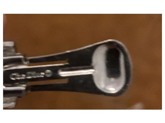 Dior Ohrringe Silberfarben Metall - Ansicht 3