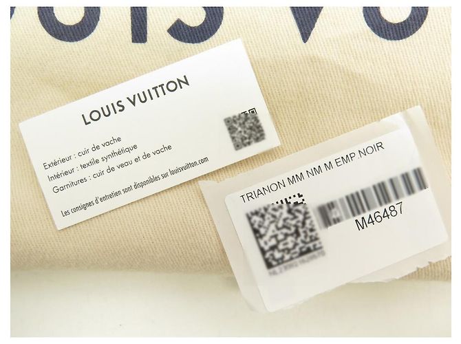NEUF SAC A MAIN LOUIS VUITTON TRIANON MM M46487 CUIR EMPREINTE MONOGRAM - vue 13