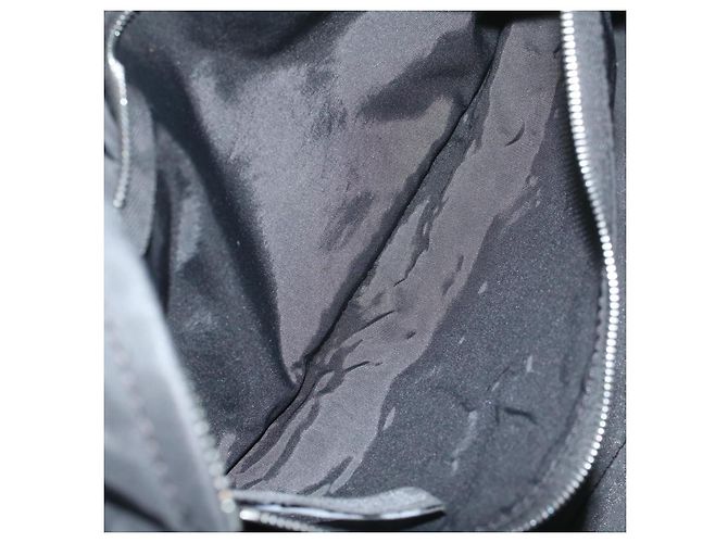 Hermès HERMES Acapulco PM Borsa a mano Nylon Nero Auth bs9023 - vista 11