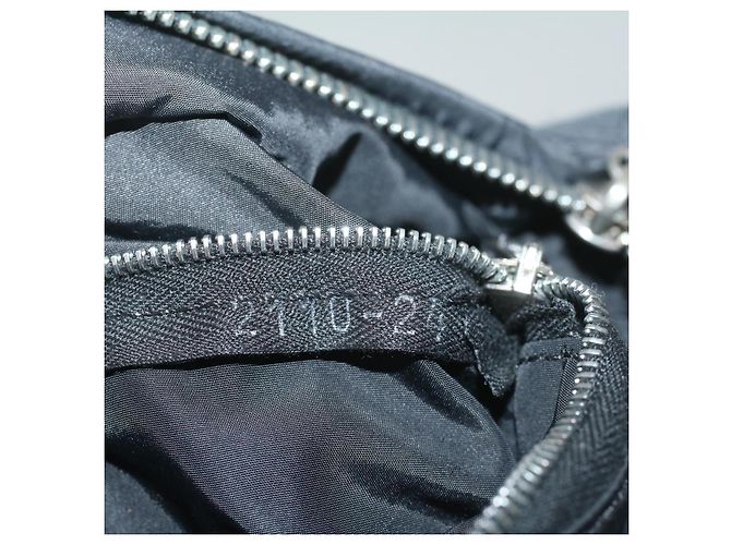 Hermès HERMES Acapulco PM Borsa a mano Nylon Nero Auth bs9023 - vista 12