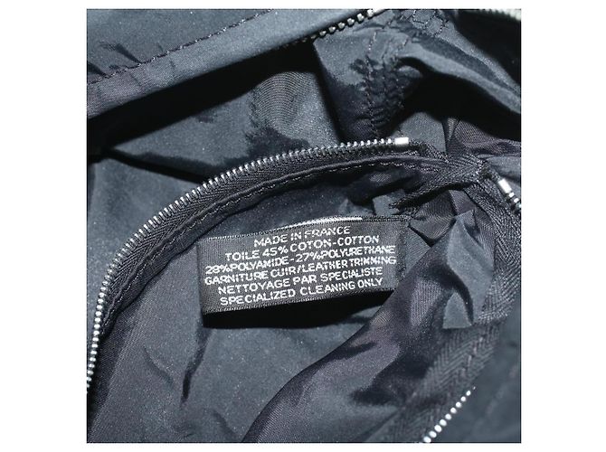 Hermès HERMES Acapulco PM Borsa a mano Nylon Nero Auth bs9023 - vista 19