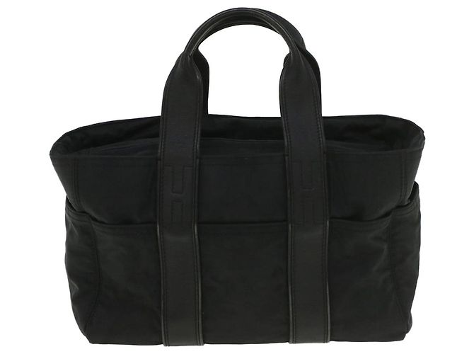 Hermès HERMES Acapulco PM Borsa a mano Nylon Nero Auth bs9023 - vista 2