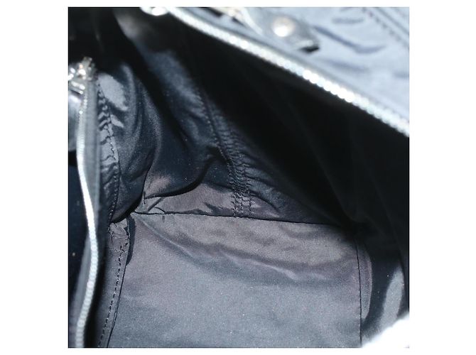 Hermès HERMES Acapulco PM Borsa a mano Nylon Nero Auth bs9023 - vista 23