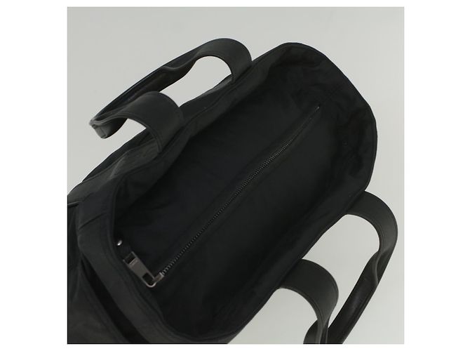 Hermès HERMES Acapulco PM Borsa a mano Nylon Nero Auth bs9023 - vista 6