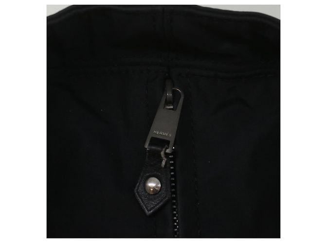 Hermès HERMES Acapulco PM Borsa a mano Nylon Nero Auth bs9023 - vista 9