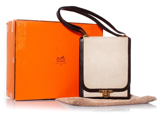 Hermès Ermete, Borsa a tracolla Chantilly Marrone - vista 2