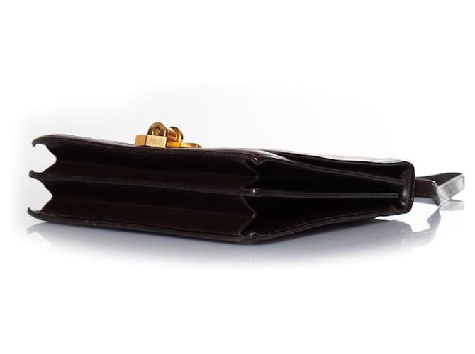 Hermès Ermete, Borsa a tracolla Chantilly Marrone - vista 5