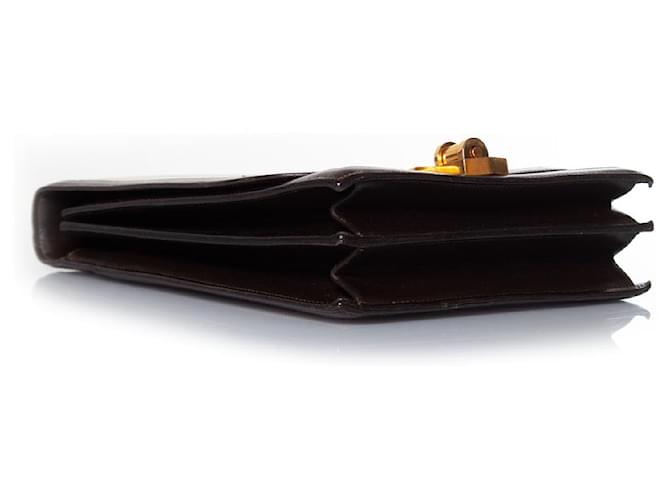 Hermès Ermete, Borsa a tracolla Chantilly Marrone - vista 6