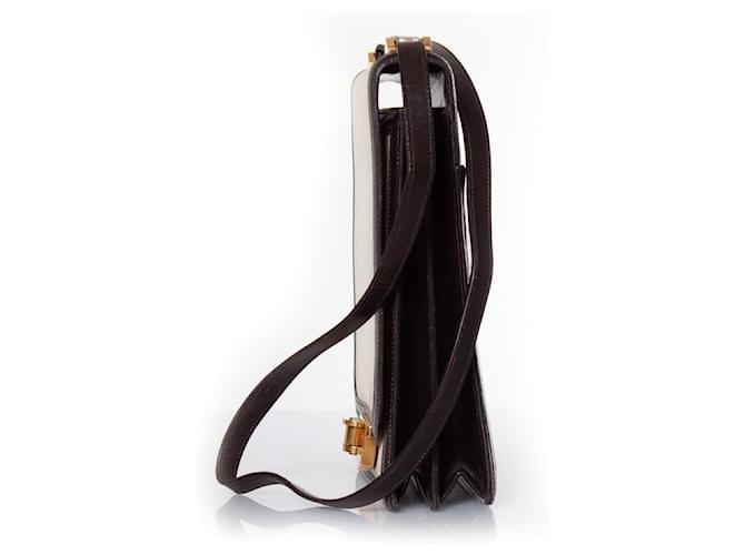Hermès Ermete, Borsa a tracolla Chantilly Marrone - vista 8