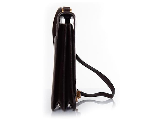 Hermès Ermete, Borsa a tracolla Chantilly Marrone - vista 9