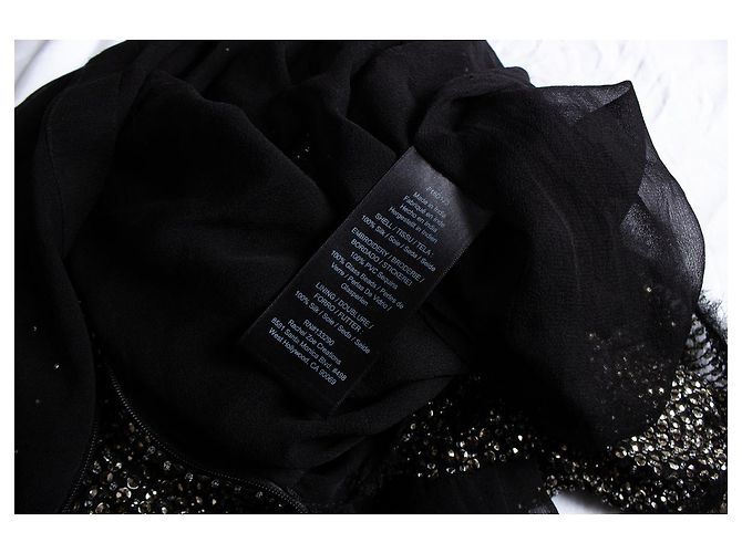 Autre Marque Rachel Zoe, Abito sovrapposto con paillettes D'oro - vista 5