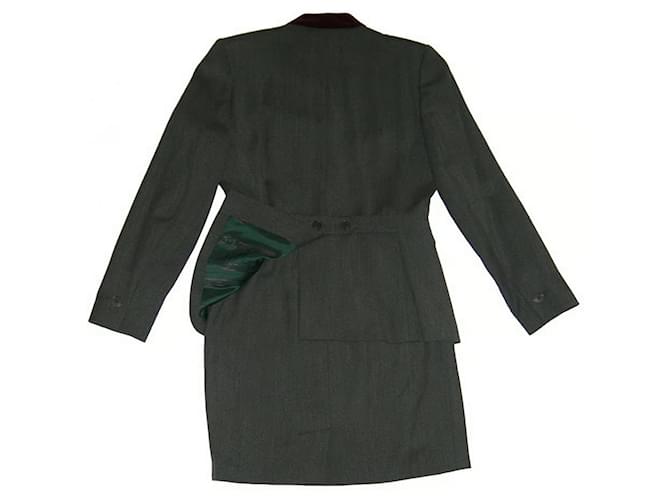 Hermès Falda elegante Gris - vista 2