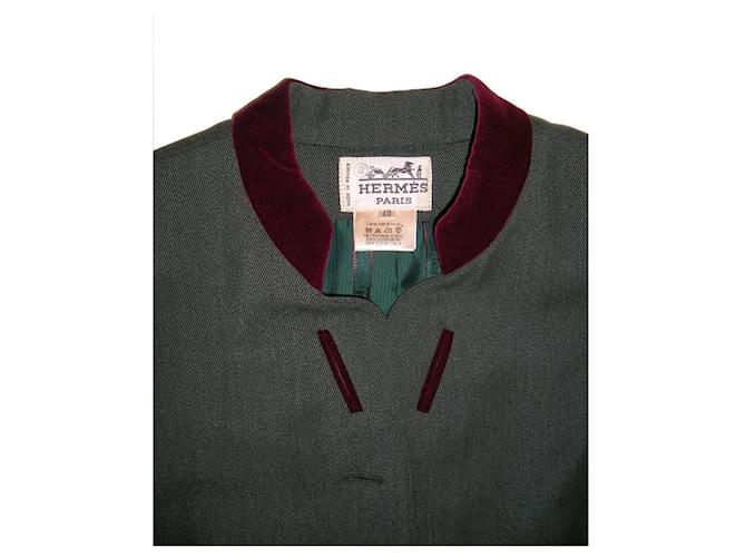 Hermès Falda elegante Gris - vista 3