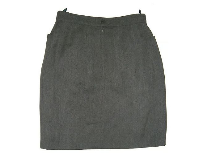 Hermès Falda elegante Gris - vista 6
