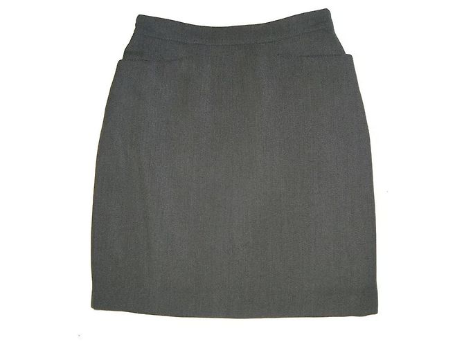 Hermès Falda elegante Gris - vista 7