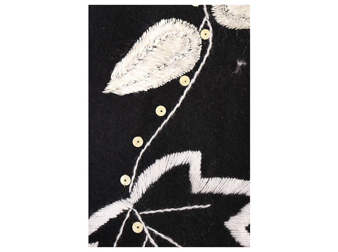 Sciarpa Day Birger & Mikkelsen in lana nera bianca multicolore Nero Bianco - vista 2