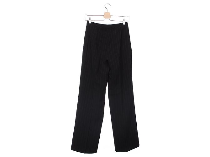 Autre Marque Pantalón de rayas negro Ivan Grundahl - vista 2