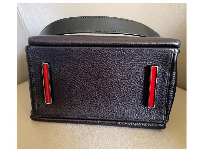 Borsa Christian Louboutin Passage Nera e beige Nero - vista 10