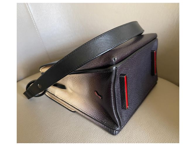 Borsa Christian Louboutin Passage Nera e beige Nero - vista 11