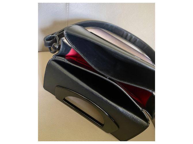 Borsa Christian Louboutin Passage Nera e beige Nero - vista 12
