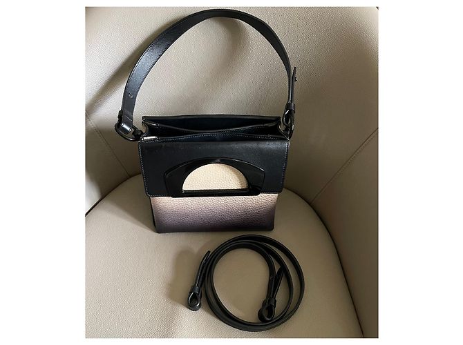 Borsa Christian Louboutin Passage Nera e beige Nero - vista 5