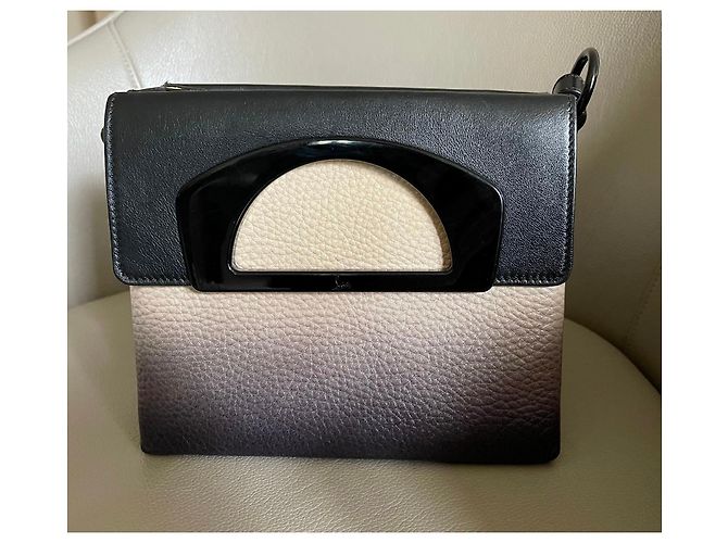 Borsa Christian Louboutin Passage Nera e beige Nero - vista 6