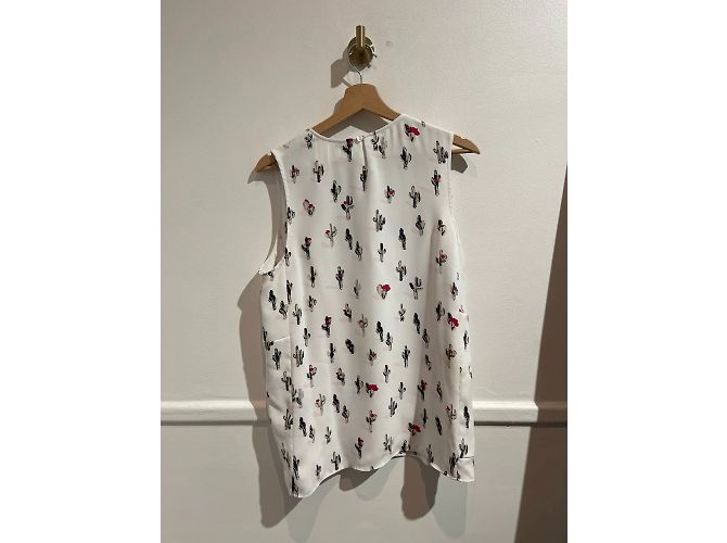 KENZO Tops T.FR 38 Polyester Weiß - Ansicht 10