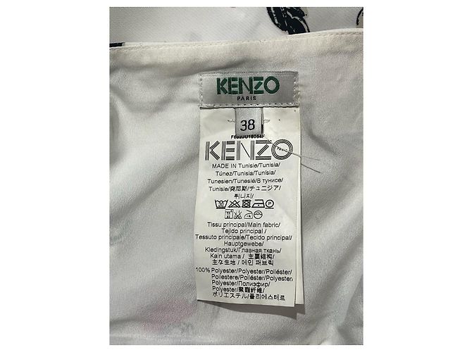 KENZO Tops T.FR 38 Polyester Weiß - Ansicht 6