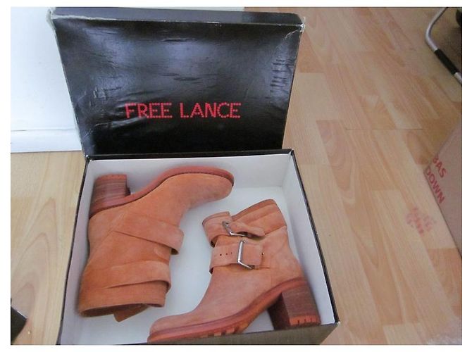 Free Lance Stiefeletten mit gefütterten Verschlüssen Orange - Ansicht 2