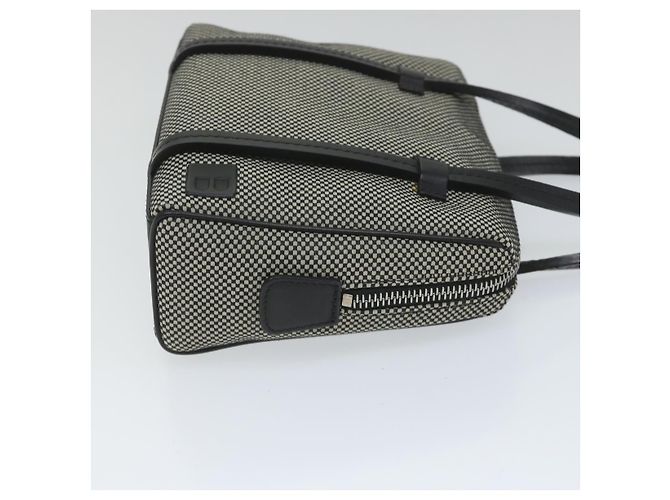 BALLY Handtasche Canvas Grau Auth ac2394 Braun - Ansicht 4