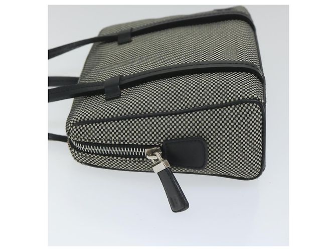 BALLY Handtasche Canvas Grau Auth ac2394 Braun - Ansicht 5
