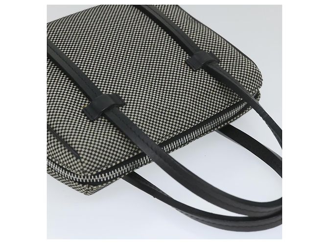 BALLY Handtasche Canvas Grau Auth ac2394 Braun - Ansicht 6