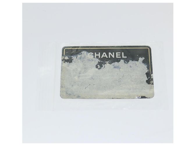 CHANEL Borsa a tracolla con catena Matelasse Pelle di agnello bianca CC Auth 57353 Bianco - vista 23