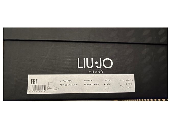 Liu.Jo Asia 08 Mid Stock Stiefeletten Socken Schwarz - Ansicht 7