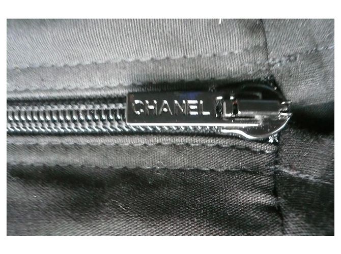 CHANEL Funda larga de algodón negro Nuevo estado - vista 4