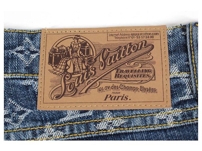 Louis Vuitton Jeans Blu - vista 3