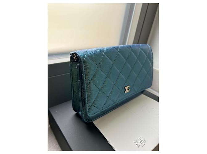 Wallet On Chain Chanel Woc Grün - Ansicht 3