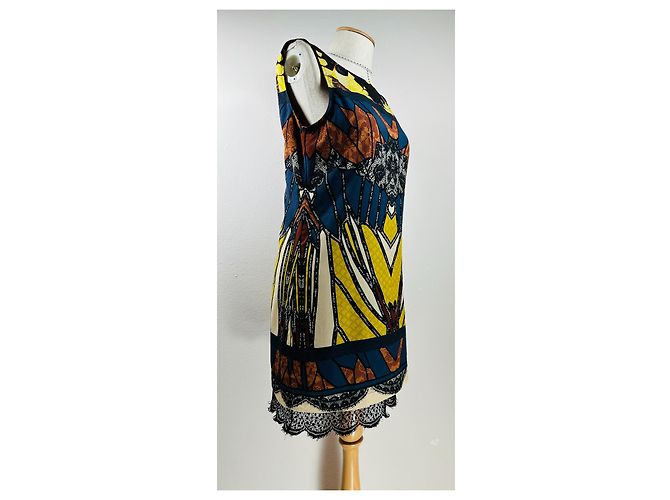 Abito Hale Bob Multicolore in Cotone - vista 4