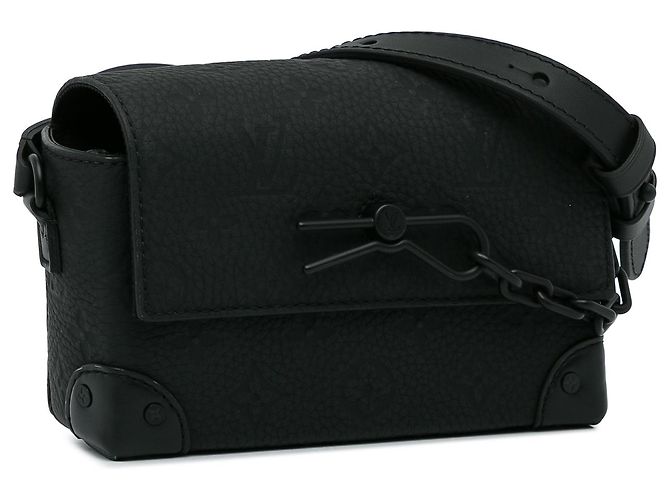 Portafoglio indossabile Louis Vuitton con monogramma nero Taurillon Steamer - vista 2