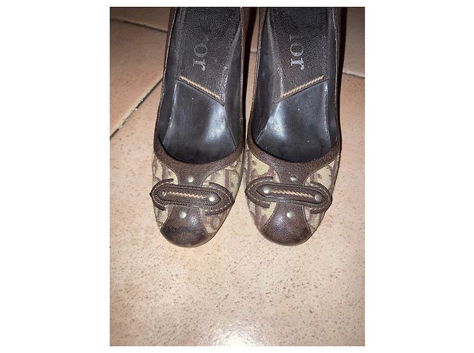 Dior Pumps aus Leder braun Größe 38 - Ansicht 5